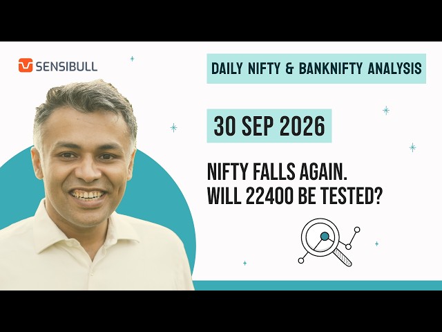 NIFTY & BANK NIFTY Analysis for Tomorrow | Stock Market Outlook | 30 September 2026, Wednesday