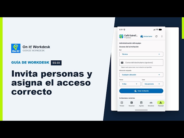 Invita personas y asigna el acceso correcto
