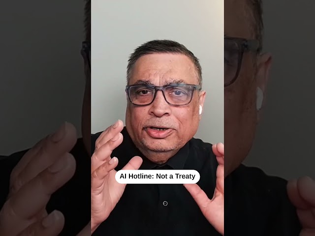 AI Hotline: Not a Treaty, an Accident Prevention