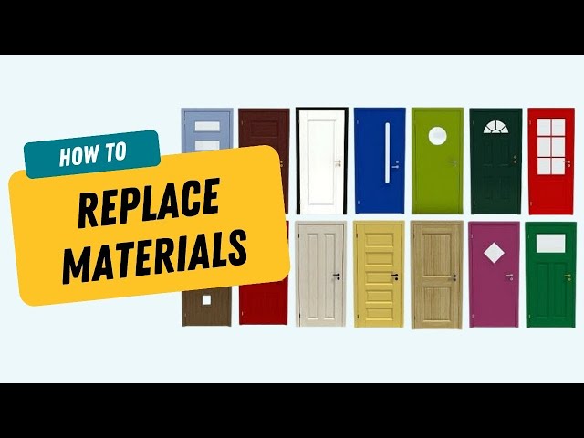 Replace Materials - RoomSketcher App