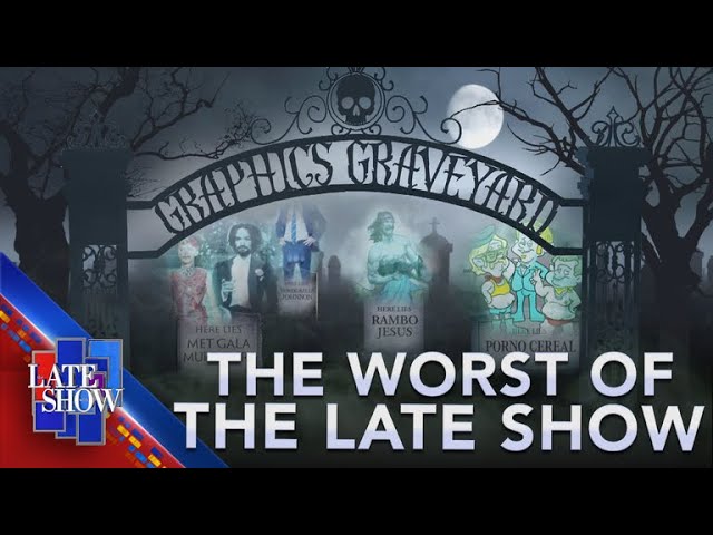 The Worst Of The Late Show: Graphics Graveyard