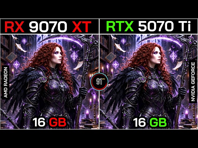 RTX 5070 Ti VS RX 9070 XT+ Ryzen™ 7 9800X3D : TEST IN 20 GAMES