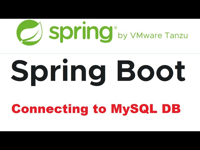 How to Connect Spring Boot With Mysql Database