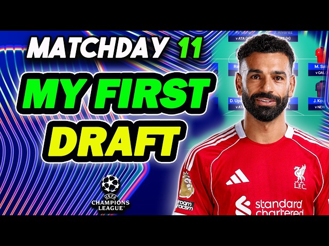 RANK 2.3K! 🌍 | UCL FANTASY MATCHDAY 11 TEAM SELECTION | Champions League Fantasy Tips 2025/26