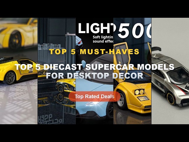 Don't Buy Top 5 Diecast Supercar Models For Desktop Decor Before Watching This! - 1:64 Chiron Diecas