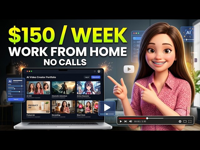 AI Video Generator Paano Kumita ng $150Week Kahit Part Time Lang