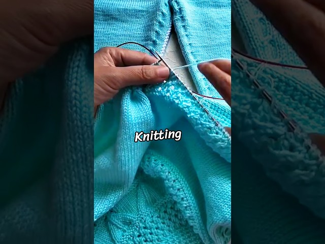 Sweater Design Knitting Stitches 🧶 #knitting