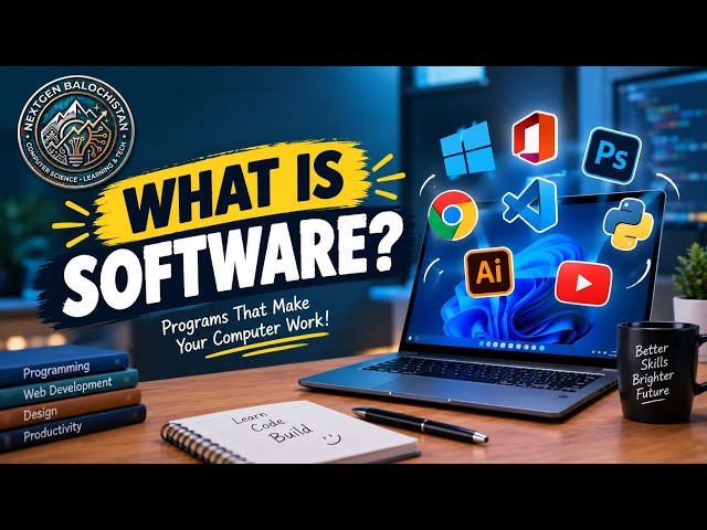 What is Software? | Types of Software Explained Simply | Computer Basics