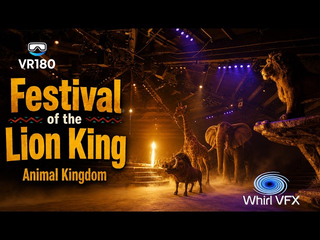 Festival of the Lion King – Animal Kingdom | 8K 3D VR180 Full Show | Low Angle