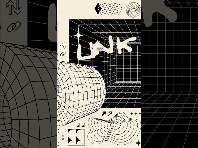 Liquid Text Effect in Adobe Illustrator #MasteringIllustrator