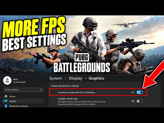 PUBG FPS Boost & Fix Lag – Best Settings for Max Performance