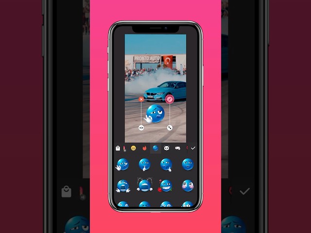 How to make this trending Bluemoji freeze-frame edit 😎💙 #inshot #blueface #edits  #edittutorial