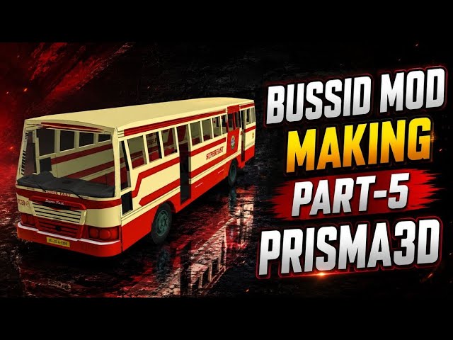 BUSSID Mod Making Part 5 | Complete Bus Body Modeling in Prisma3D | Android 3D Tutorial #meshmill 