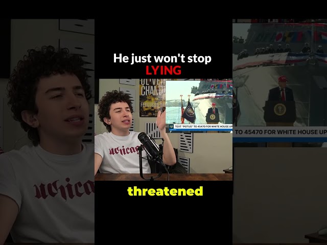 All he does is LIE