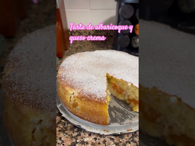 Tarta de albaricoque y queso crema y RICOTA receta en la descripción