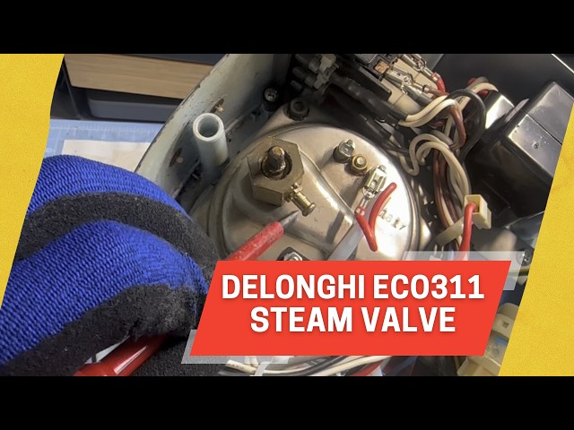 Delonghi Icona Vintage ECOV 311 Steam Valve Tap Disassembly & Reassembly (Visual Guide)