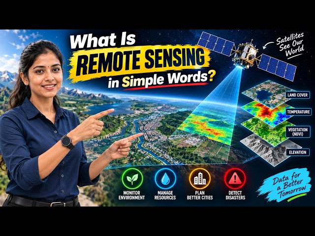 What Is Remote Sensing in Simple Words? | GIS & Satellite Technology Explained