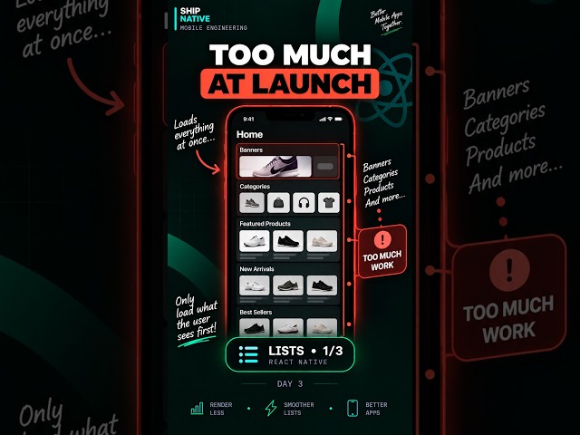 Your FlatList Renders Too Much at Launch? | React Native