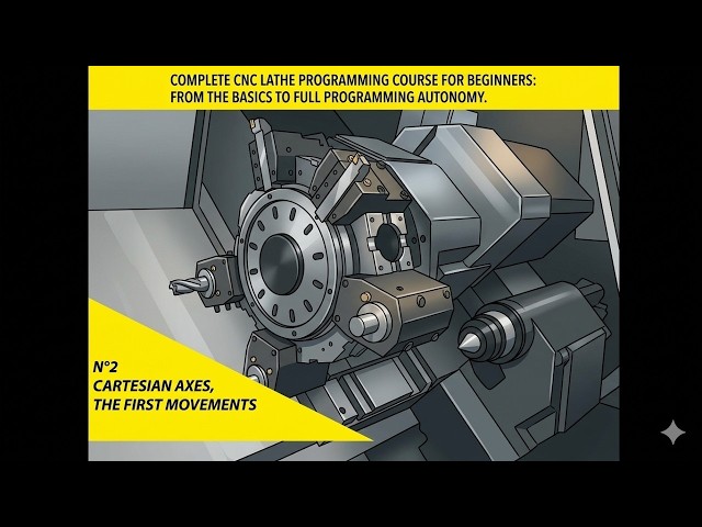 No 2 Complete CNC lathe programming tutorial for beginners Cartesian axes and first movements
