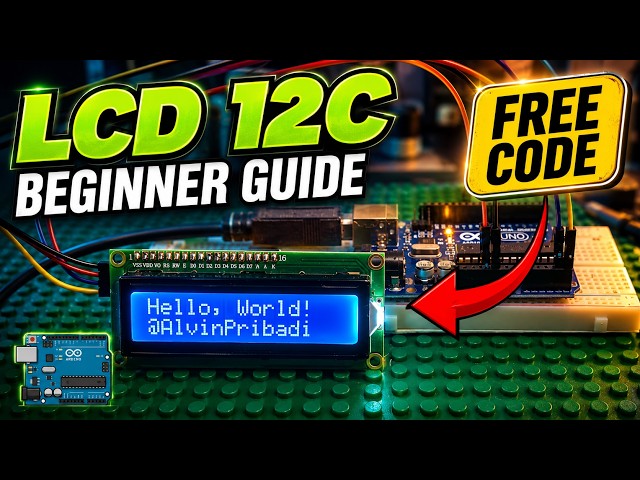 Arduino LCD I2C Hello World Tutorial | 16x2 LCD for Beginners (Free Code)