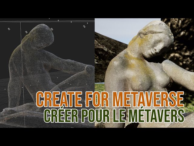 Import a statue into the metaverse