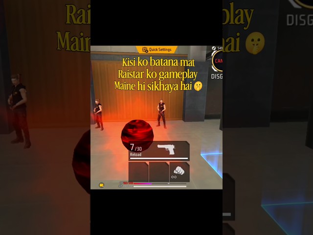 Raistar Ka TEACHER Hu Balak 🤚😌 #freefire