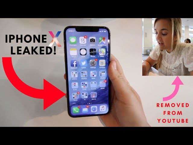 SHE LEAKED THE iPHONE X // APPLE EMPLOYEE’S iPHONE X LEAKED // REMOVED