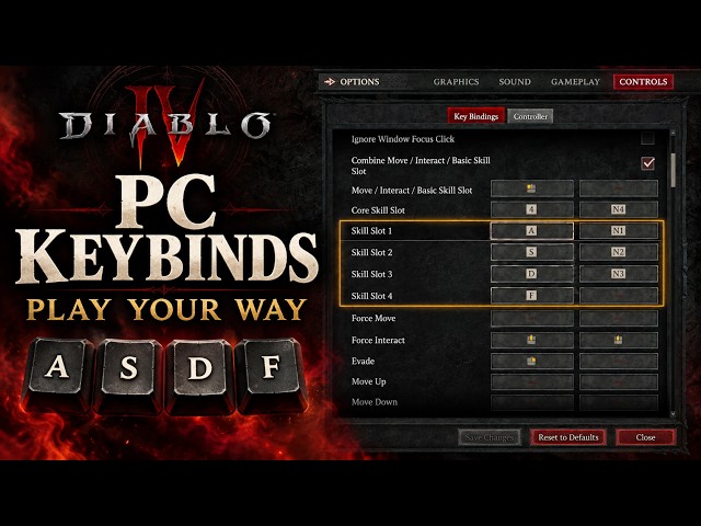 Diablo 4 PC Keybinds: Set Up Comfortable Controls