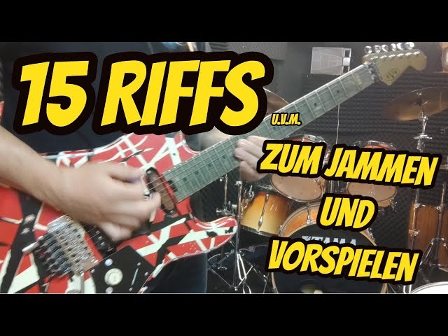 Riffs zum Jammen und Vorspielen mit Tabs #ACDC #Metallica #maneskin #guitartutorial