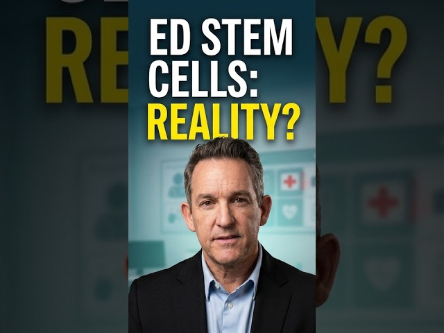 Does Stem Cell Therapy Actually Fix Erectile Dysfunction? #menshealth #erectiledysfunction