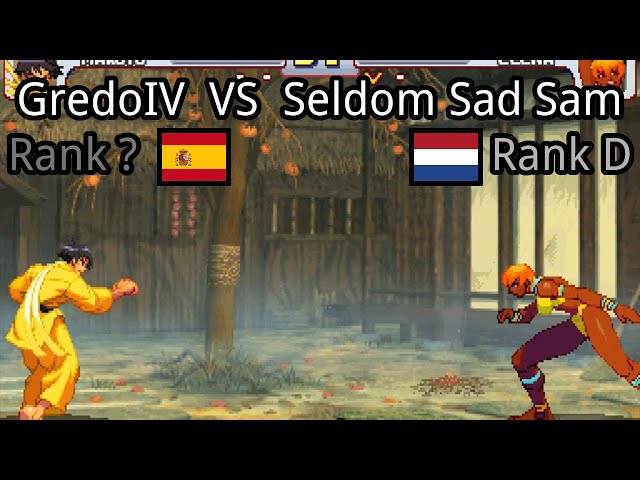 Street Fighter III: 3rd Strike: GredoIV (ES, Rank ?)  vs Seldom Sad Sam (NL, Rank D)