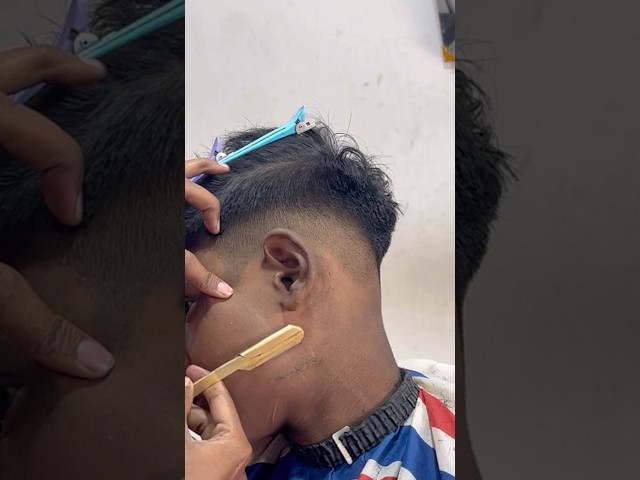 ASMR beard shave school boy
