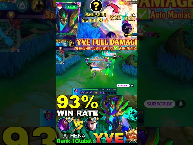 Yve Skill 1 One-Shot Combo #mlbb