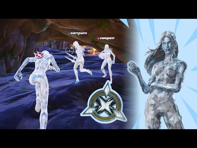 Fortnite secret tunnel! Using Emma Frost to get her medallion!