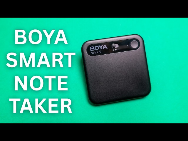 The Smartest Note Taker Yet? BOYA Notra AI Review