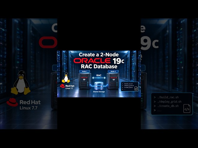Step-by-Step: 2-Node Oracle 19c RAC on Linux 7 using shell scripts