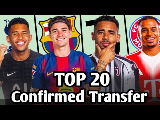 Top 20 Confirmed Winter Transfer News 2025,✅ FT. Jesus to Juventus, Savinho to Tottenham...🤯🔥