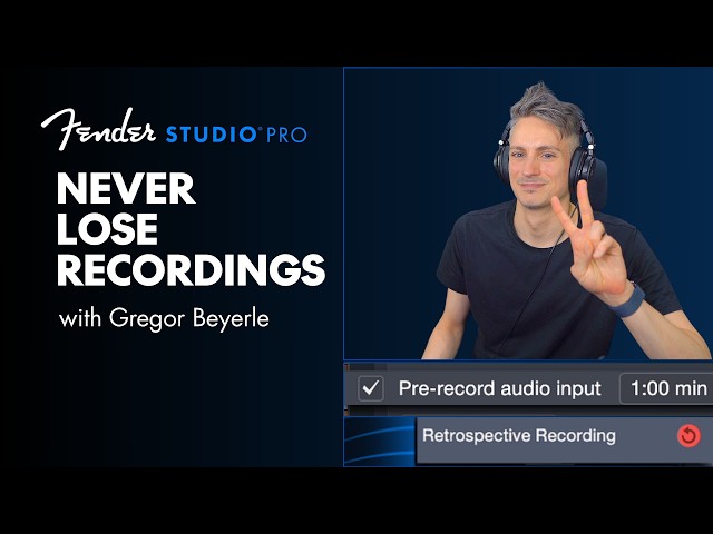 Two Settings to NEVER lose another Recording in Studio Pro! | Fender Studio