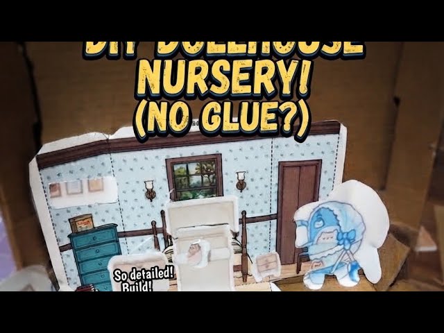 How to Build a DIY Miniature Barbie Bedroom from Cardboard and Upcycled Crafts