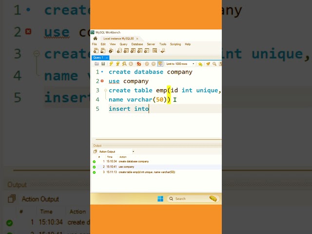 How to Delete Table & Database in SQL | Beginner’s Quick Tutorial #shorts