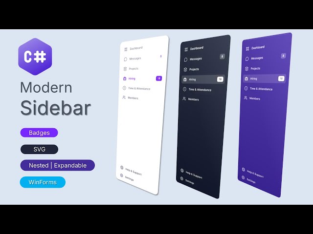 WinForms Navigation Done Right - Create Professional Menus with Dynamic SVG Icons
