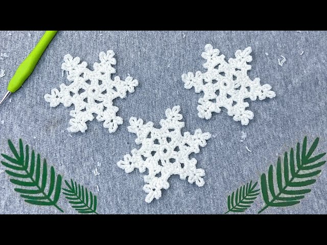 Easy Crochet Christmas Snowflake Tutorial | Crochet Snowflake DIY