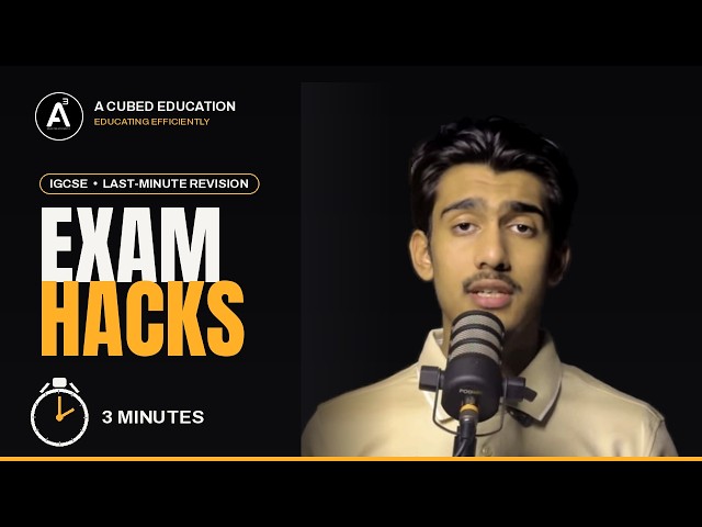 IGCSE EXAM HACKS That Will Change Your Grades in 3 Minutes