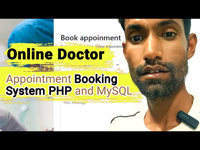 Online Doctor Appointment Booking System PHP and Mysql