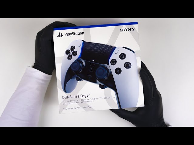 Sony PlayStation PS5 Pro Dual Sense Edge Wireless Controller Unboxing - ASMR