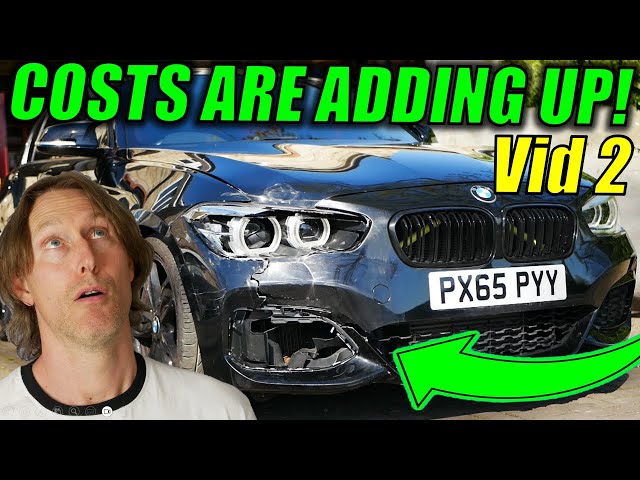 Rebuilding a Crashed BMW M135i | Front Corner Is WRECKED - Vid 2
