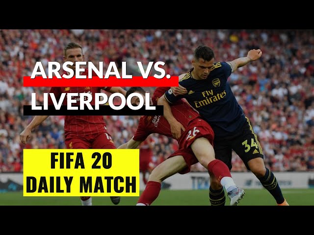 FIFA 20 Daily Match | Arsenal vs Liverpool | FA Community Shield Final