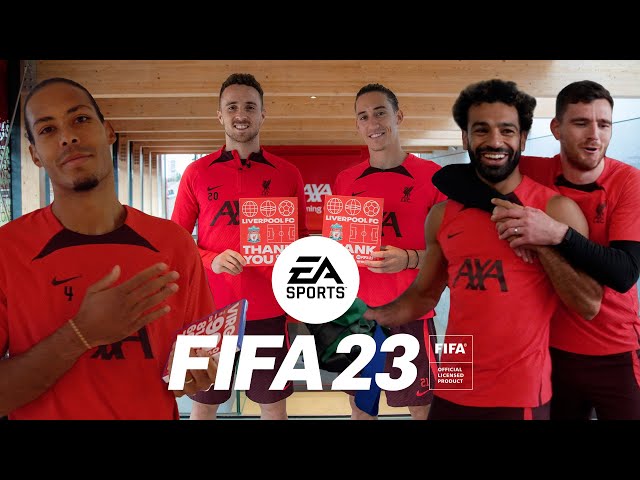 FIFA 23 REACTIONS! Van Dijk, Salah & Thiago | 'Kostas, where is my CD?'