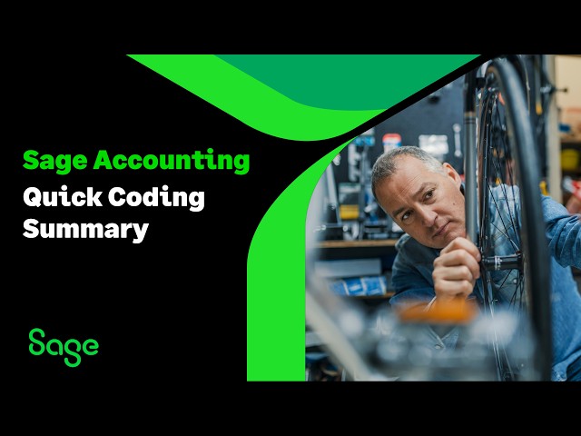 Sage Accounting (UK) : Quick Coding Summary