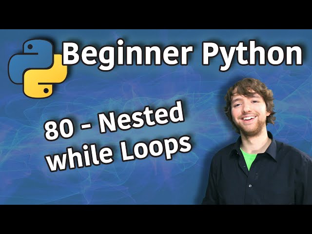 Beginner Python Tutorial 80 - Nested while Loops (now with Hypnotism)